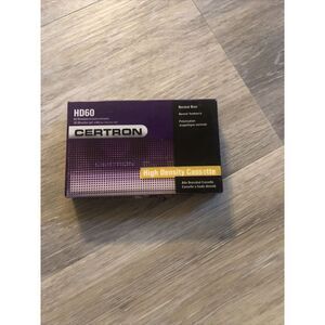 NEW Certron HD60 High Density Blank Audio Cassette Tapes 60 minutes
